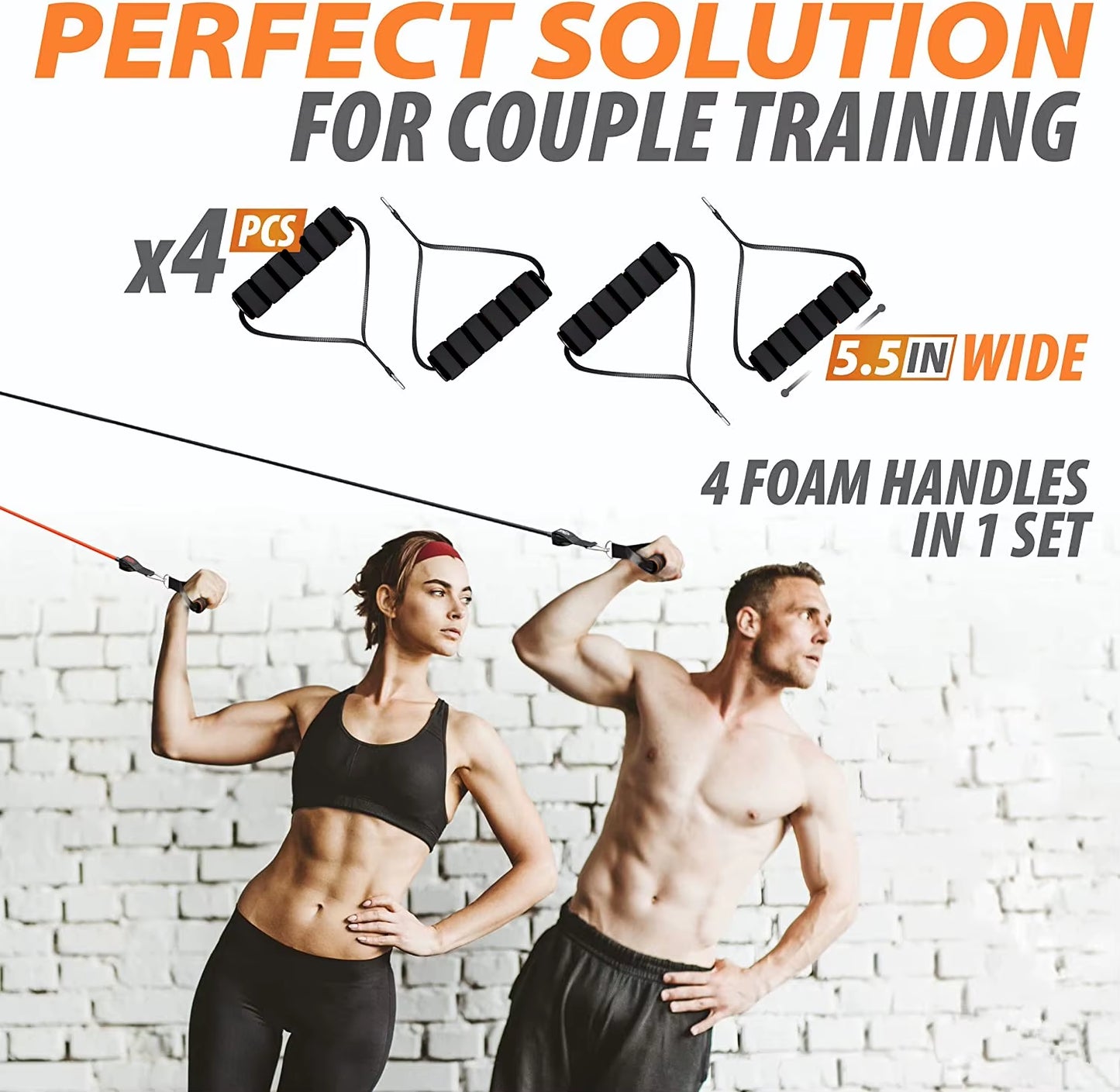 Resistance Bands Set Indoor Multifunctional Latex Elastic Cord Fitness Training Chest Full Body Workout Equipments for Home Gym