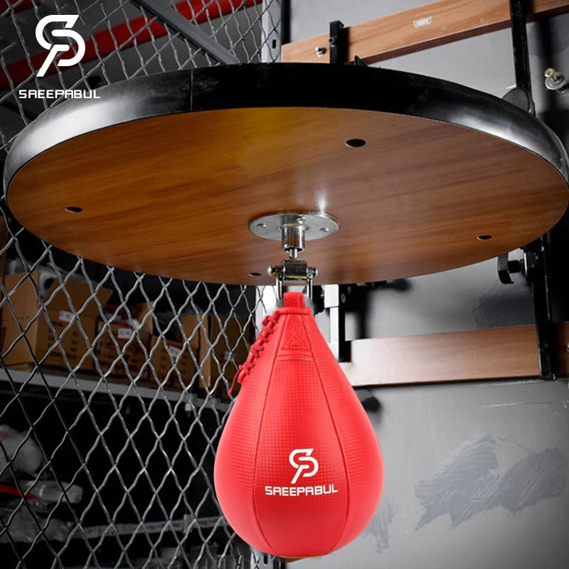 Boxing Punching Bag PU Pear-Shape Speed Ball Muay Thai Training Fitness Boxing Equipment Boxe Accessory Inflatable Exercise Ball